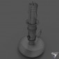 Candlestick with a handle brass Alberti Livio & C (art. AL-82-342)